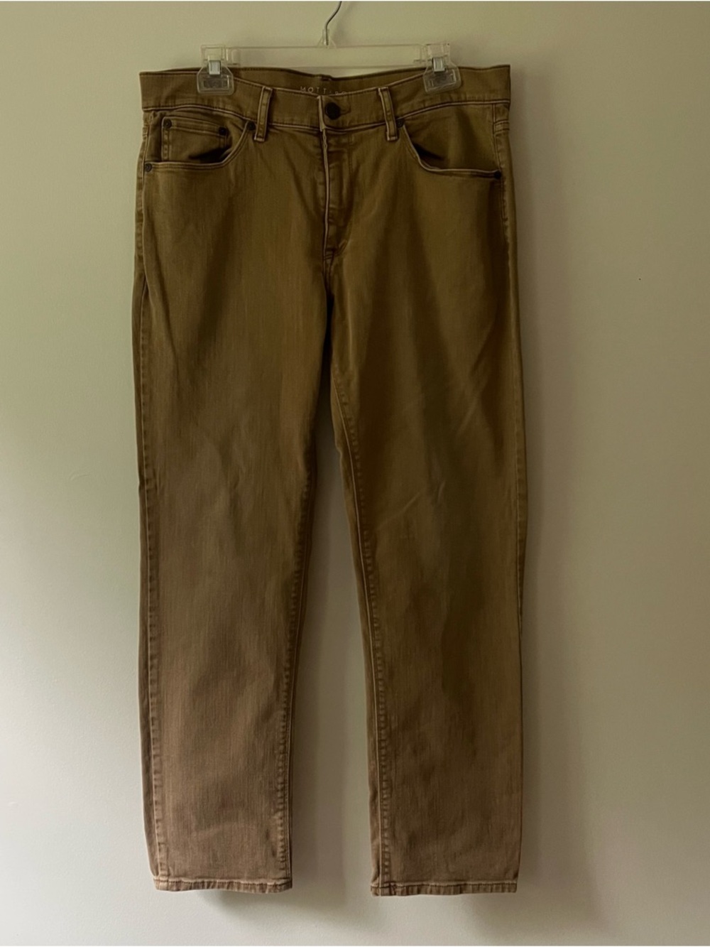 Men's Mott & Bow Jeans Slim Fit 33 Tan